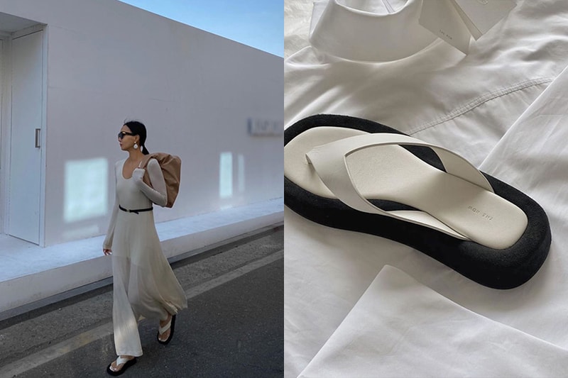 The Row flip flops fashion trend shoes 2020ss