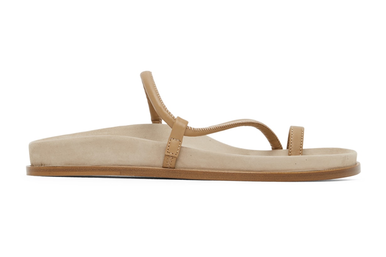 Beige Bari Fussbett Sandals