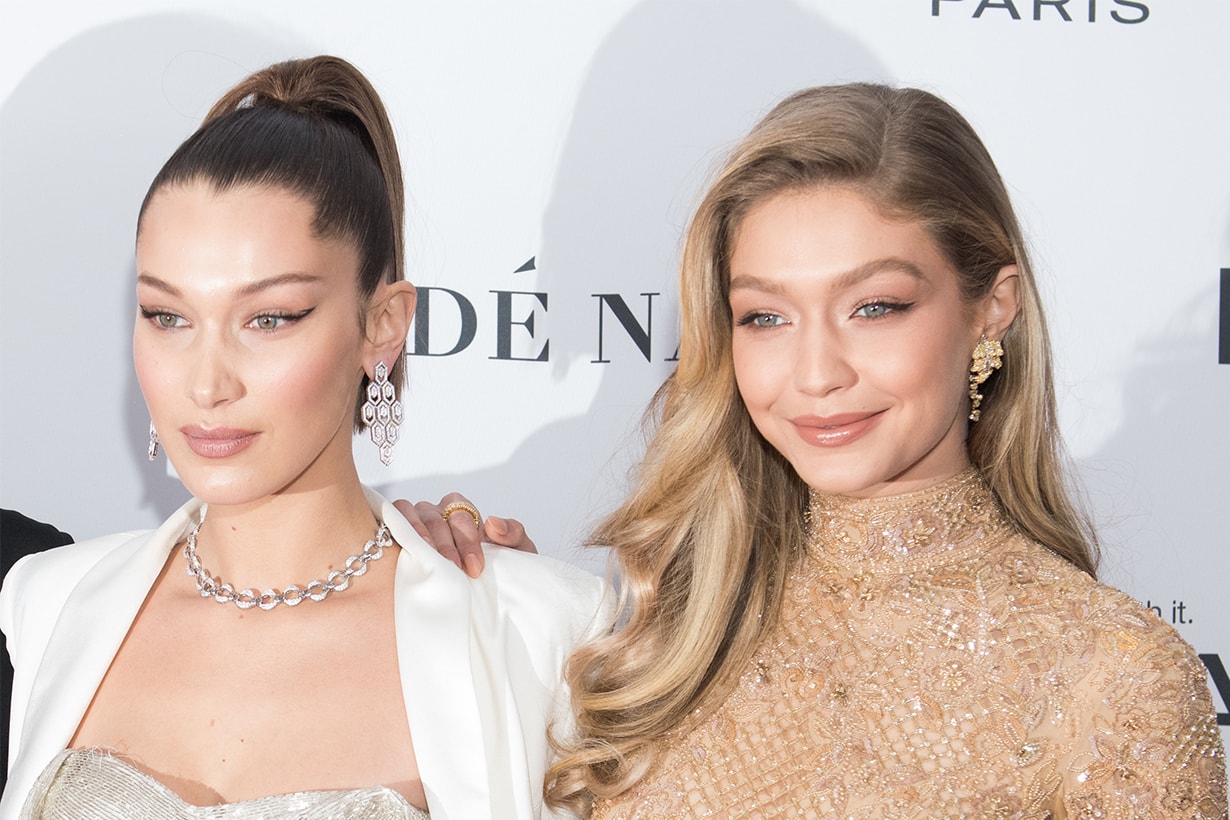 Bella Hadid and Gigi Hadid attend the 2017 Glamour Women of The Year Awards at Kings Theatre on November 13, 2017 in New York City.