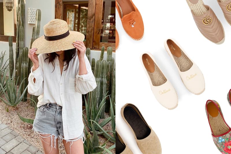 celine gucci loewe espadrilles summer shoes recommend