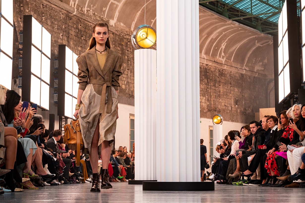 Berit Heitmann walks the runway during the Chloe Womenswear Spring/Summer 2020 show as part of Paris Fashion Week on September 26, 2019 in Paris, France. 
