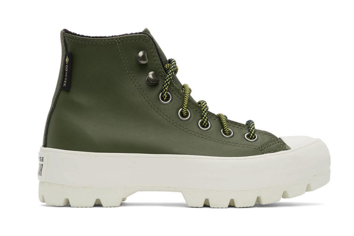 Converse Green Winter Chuck Taylor Lugged High-Top Sneakers