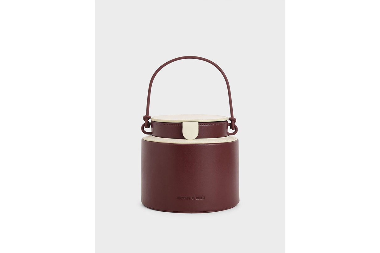 Cylindrical Bucket Bag