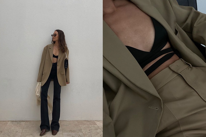 bra tops outfit 2020ss