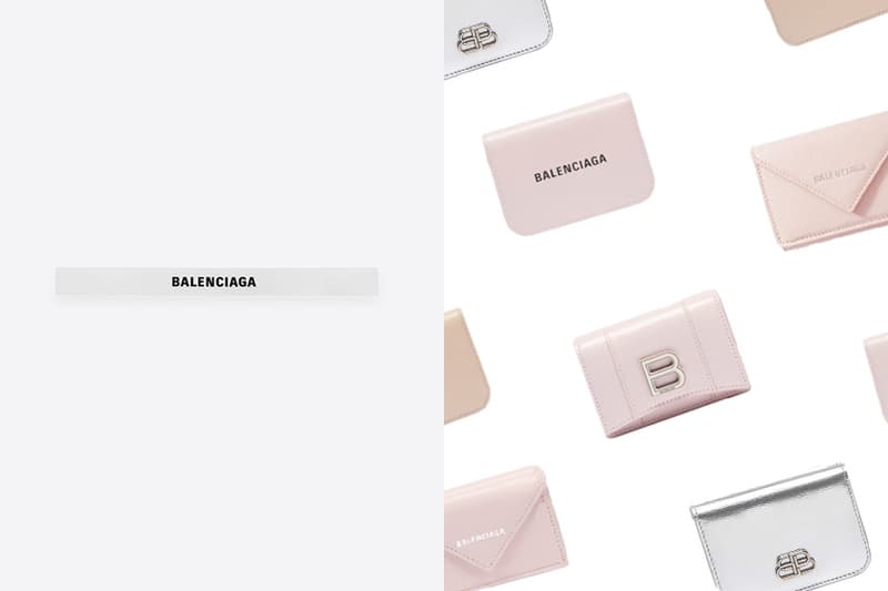 Balenciaga wallets leather card minimalist style