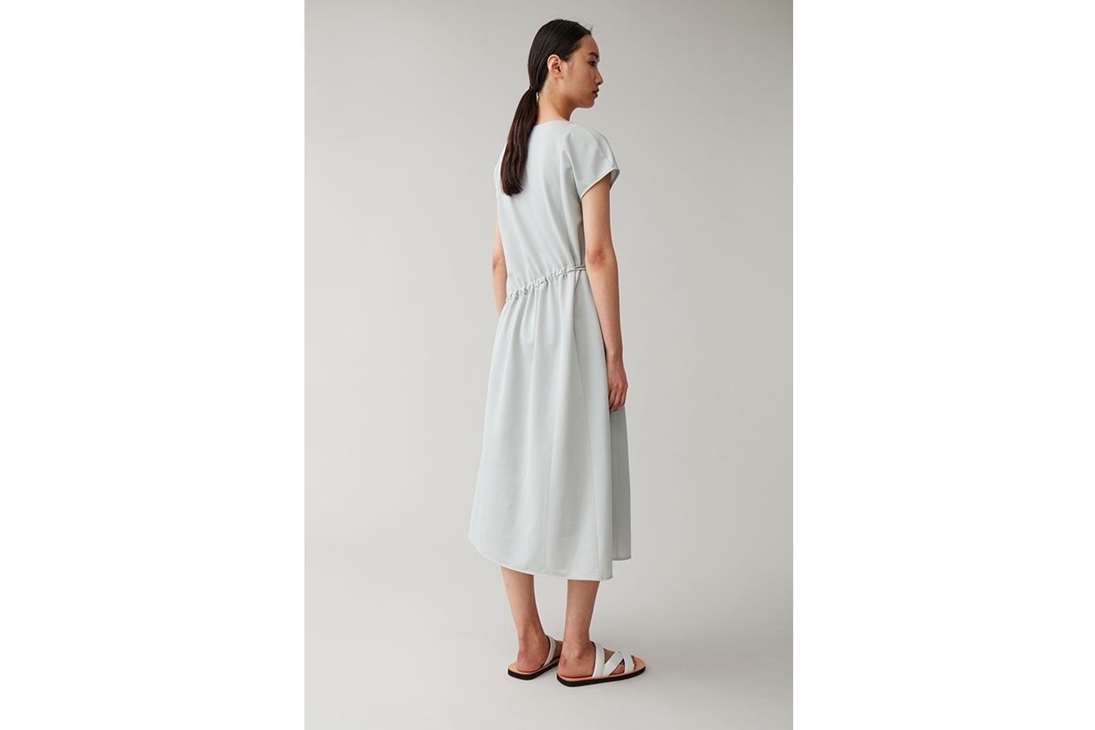 DRESS WITH DRAWCORD WAIST