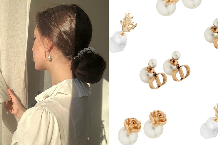未上架詢問度爆燈：Dior 極簡珍珠耳環，蒙上一層唯美的不俗氣質！