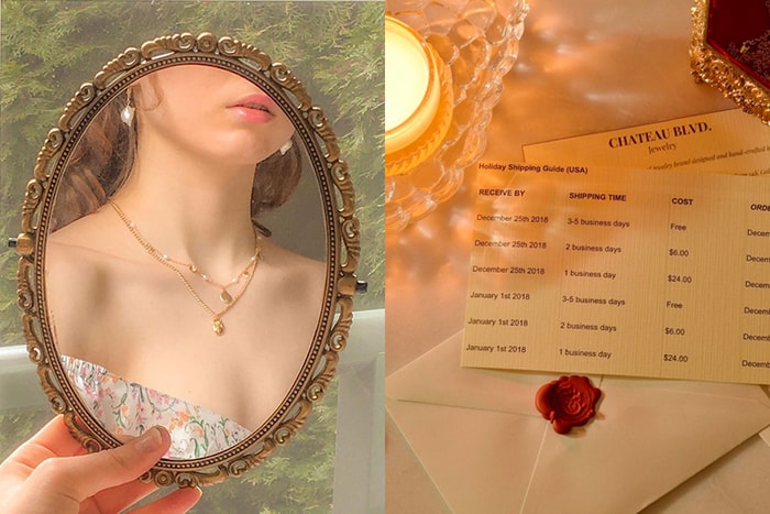 難以抗拒的法式古典設計,一家彷彿置身中古世紀的小眾飾品!