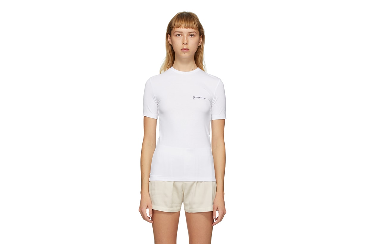 jacquemus loungewear capsule collection shirt bra shorts ssense online release