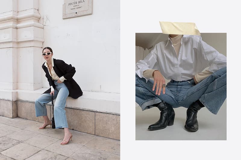 light wash jeans outfits 2020ss