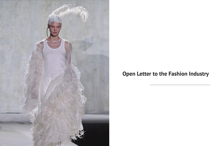 致時裝產業的公開信:Dries Van Noten 要求矯正這項「不合情理」的傳統!