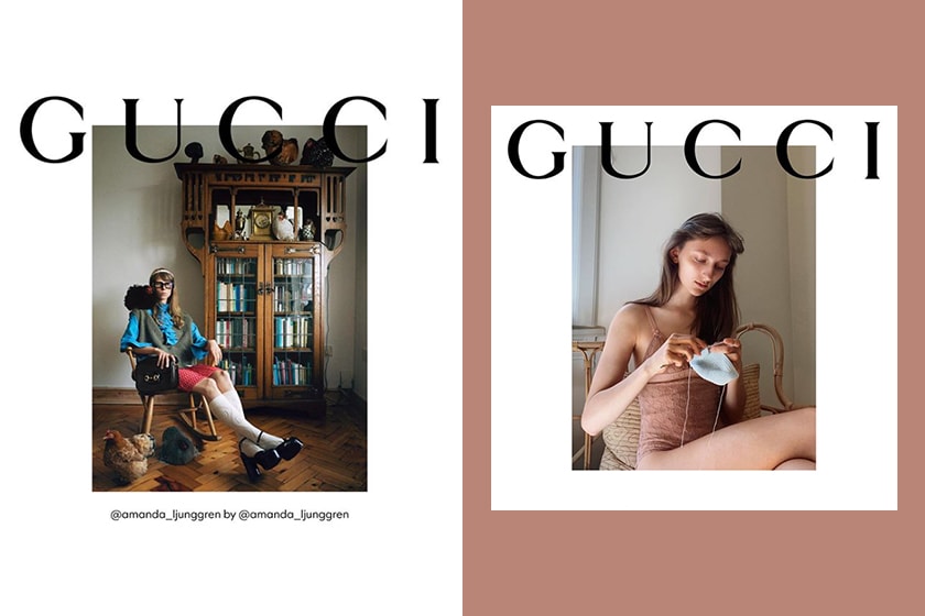 gucci fashion campaign Gucci The Ritual model self portrait