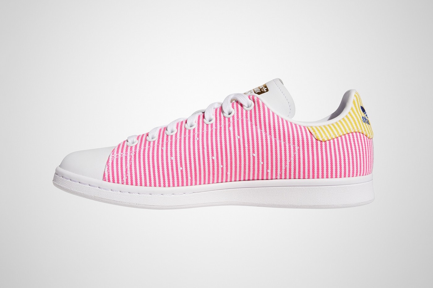Adidas originals stan smith carerra low pride month sneakers lgbtq pastel blue pink white