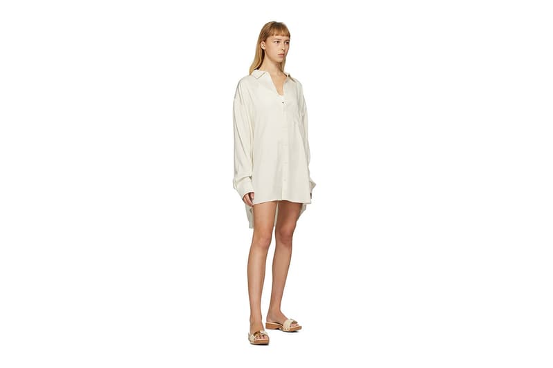jacquemus loungewear capsule collection shirt bra shorts ssense online release