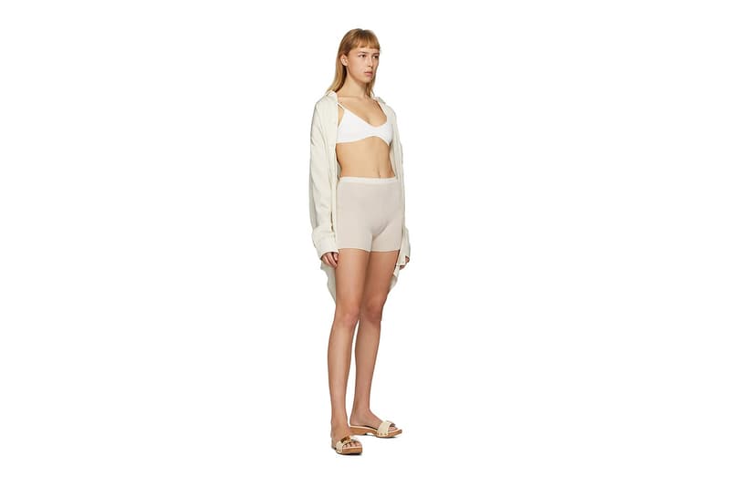 jacquemus loungewear capsule collection shirt bra shorts ssense online release