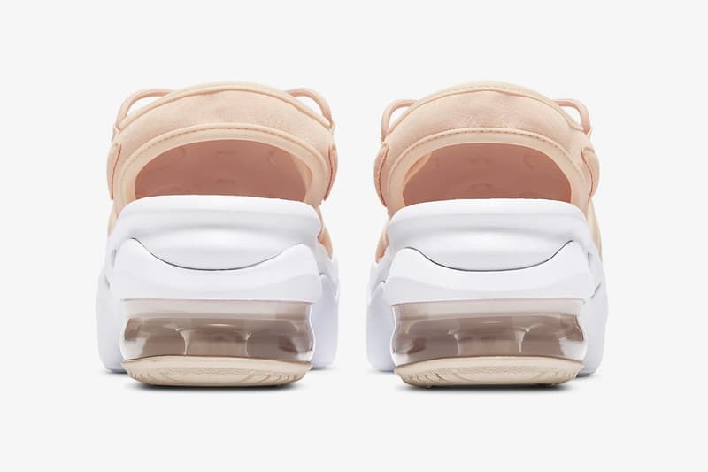 nike air max koko chunky sandals platform pink coral colorway release