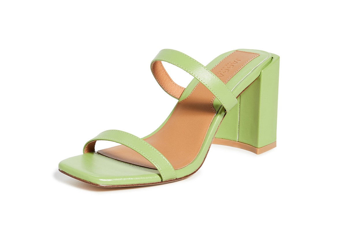 JAGGAR Square Heel Sandals 