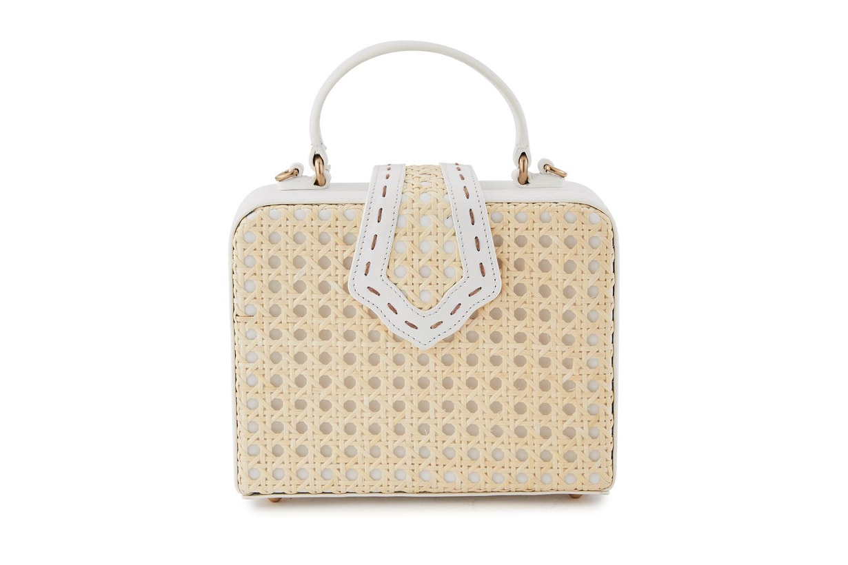 MEHRY MU Mini Fey rattan handbag