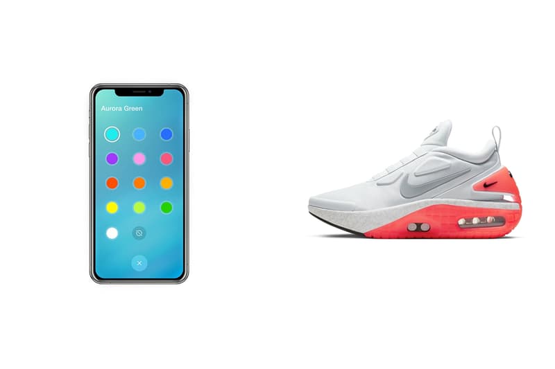 nike Adapt Auto Max air change colors app future