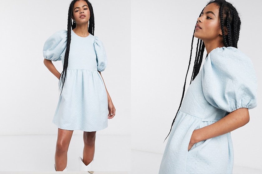 puff sleeves dress SS2020 trend