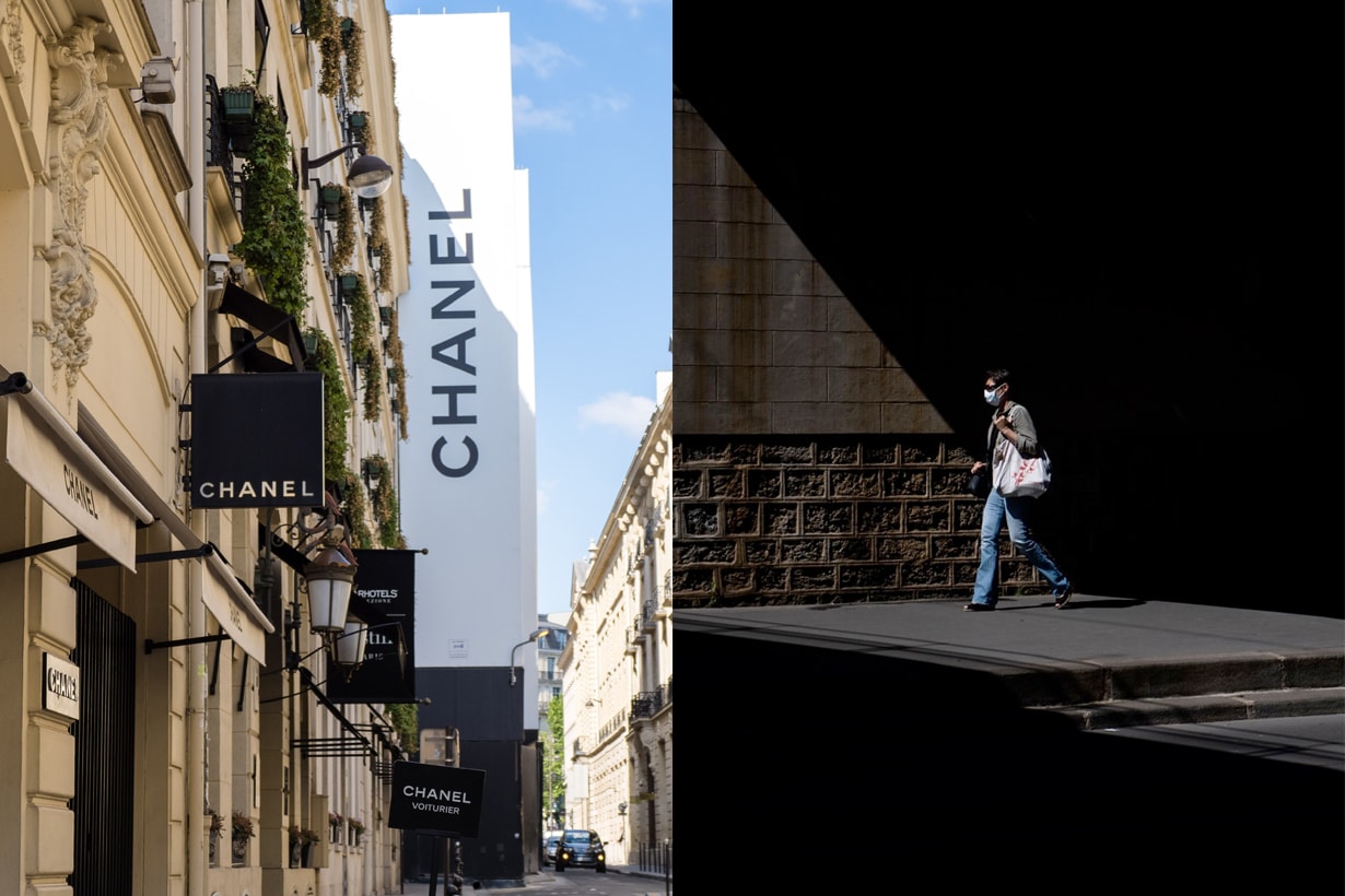 paris luxury reopen stores covid-19