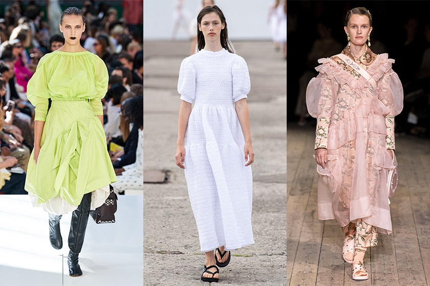 puff-sleeve-trend-2020-ss-Molly Goddard / Cecilie Bahnsen / Simone Rocha