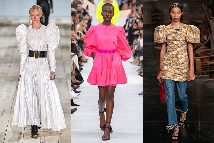 puff-sleeve-trend-2020-ss-Alexander McQueen / Valentino / Khaite