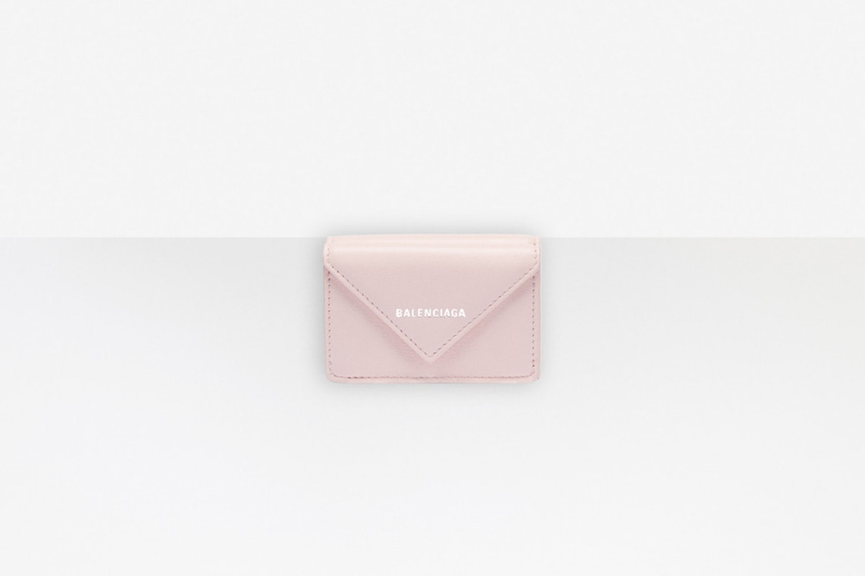Balenciaga wallets leather card minimalist style