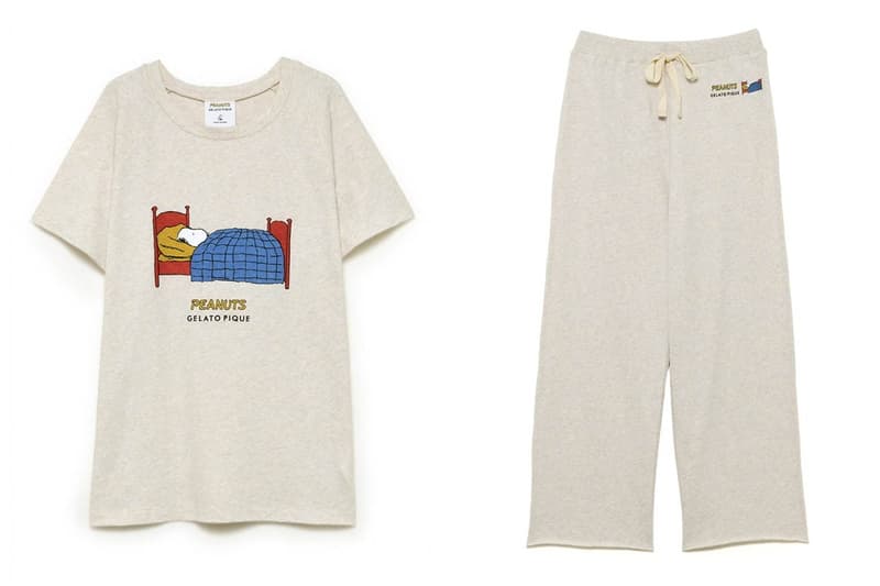 gelato pique snoopy peanuts home lifestyle loungewear collection 2020