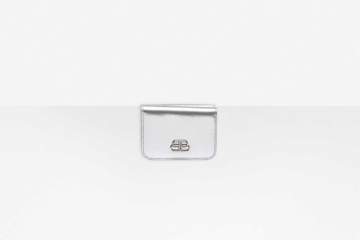 Balenciaga wallets leather card minimalist style