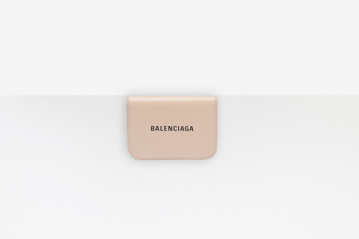 Balenciaga wallets leather card minimalist style