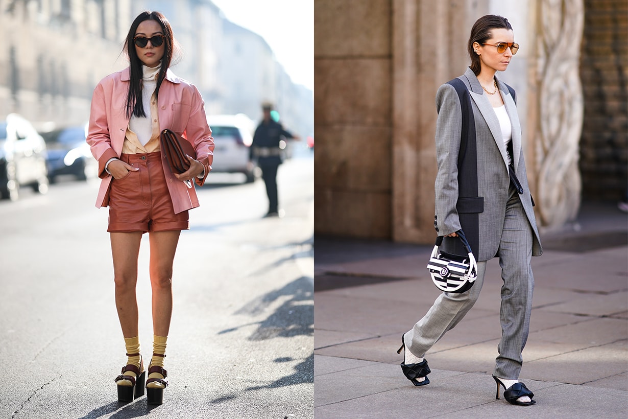 Yoyo Cao is seen wearing a Salvatore Ferragamo look before Salvatore Ferragamo during Milan Fashion Week Fall/Winter 2020-2021 on February 22, 2020 in Milan, Italy. 