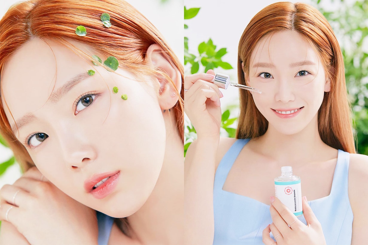 Taeyeon Kim A’pieu MADECASSOSIDE AMPOULE Centella Asiatica Cica Korean Skincare Korean Idols celebrities singers