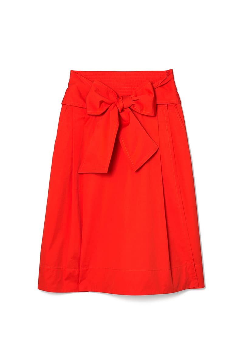 Tory Burch Cotton Wrap Skirt