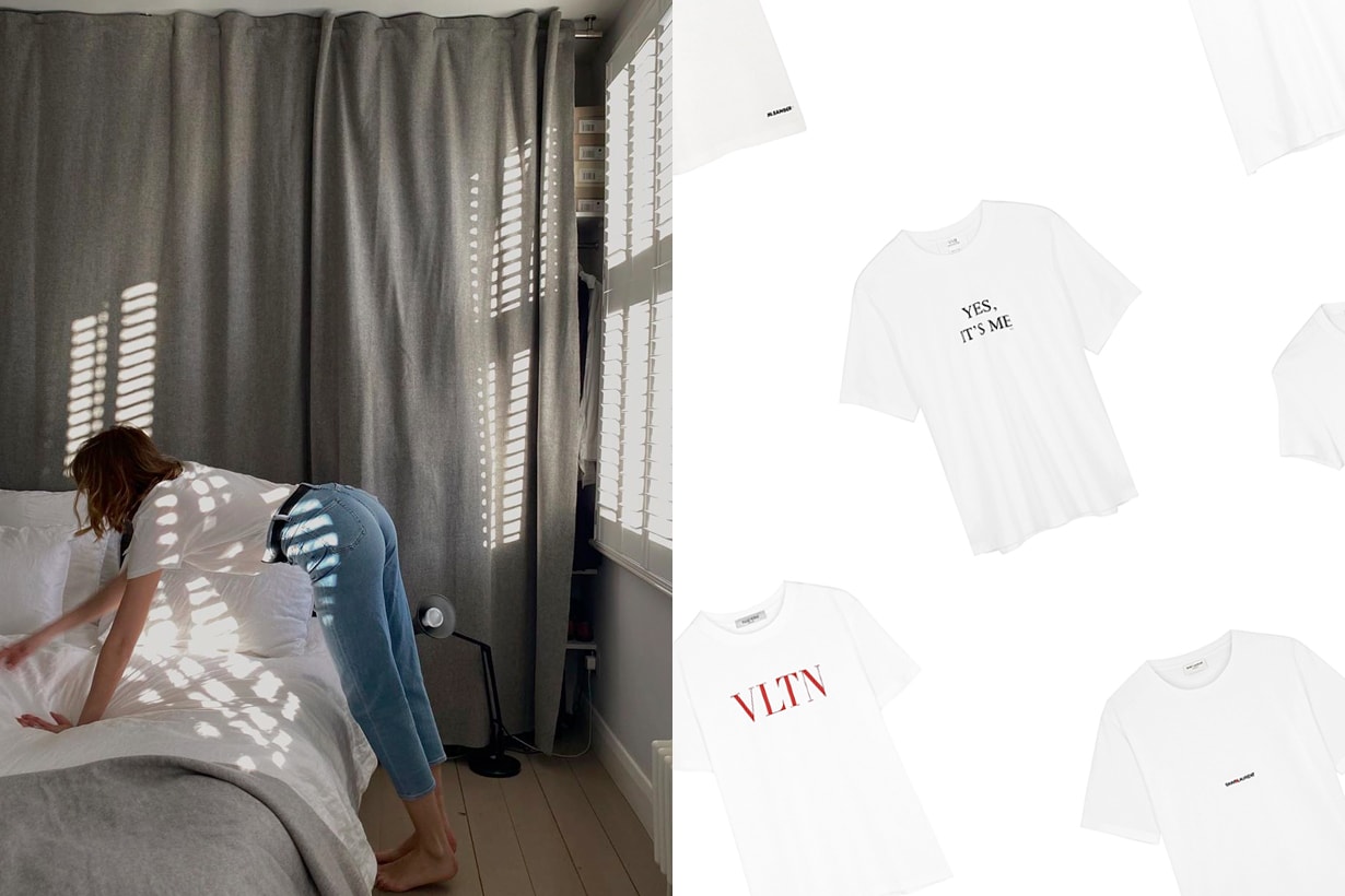 t-shirts white recommend acne studios valentino victoria harvey nichols