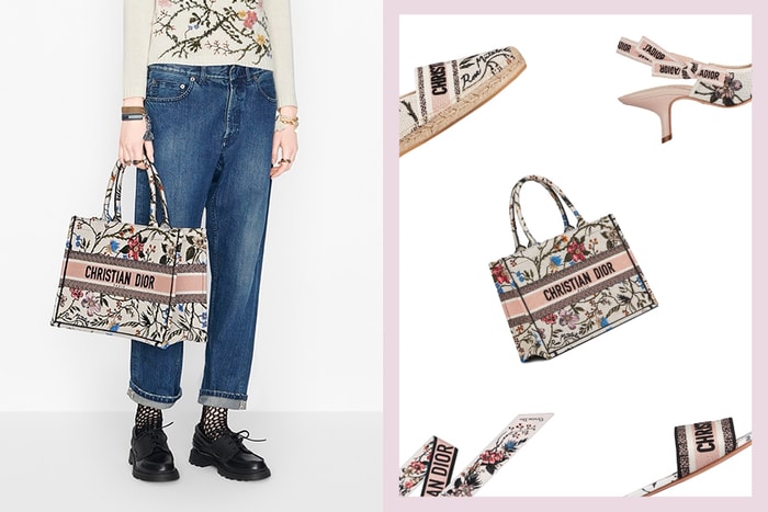 襯出時髦:喜歡穿單色系的妳,Dior 復古花配件絕對是本季加分重點!