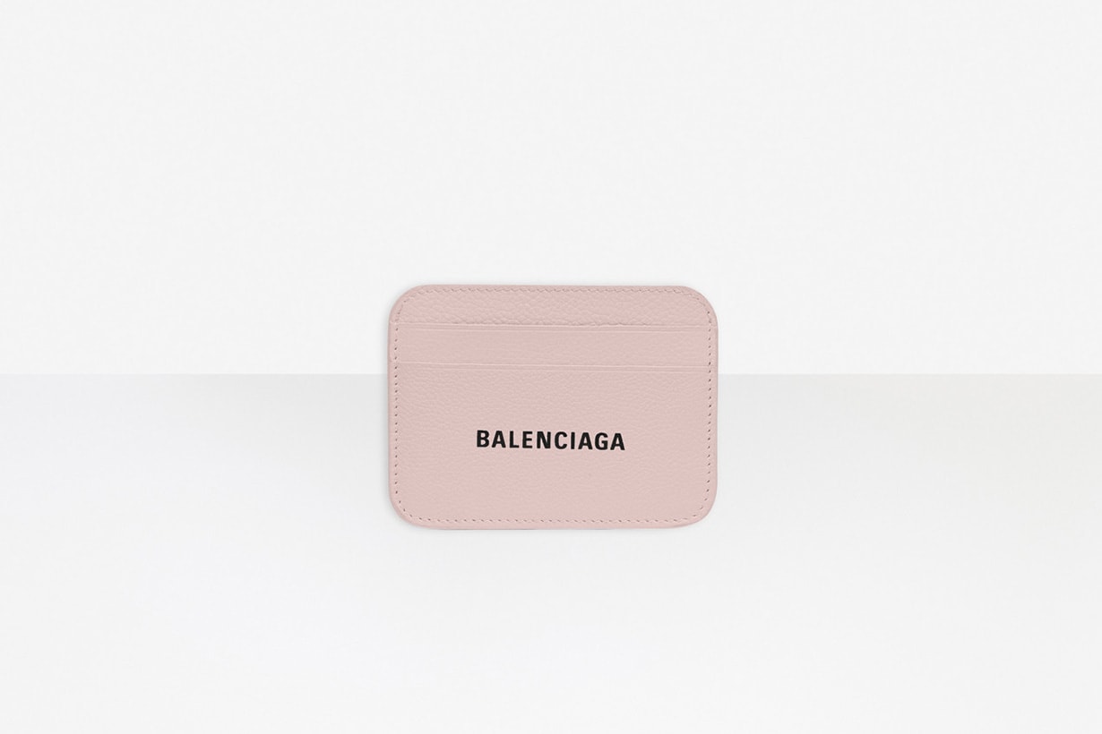 Balenciaga wallets leather card minimalist style