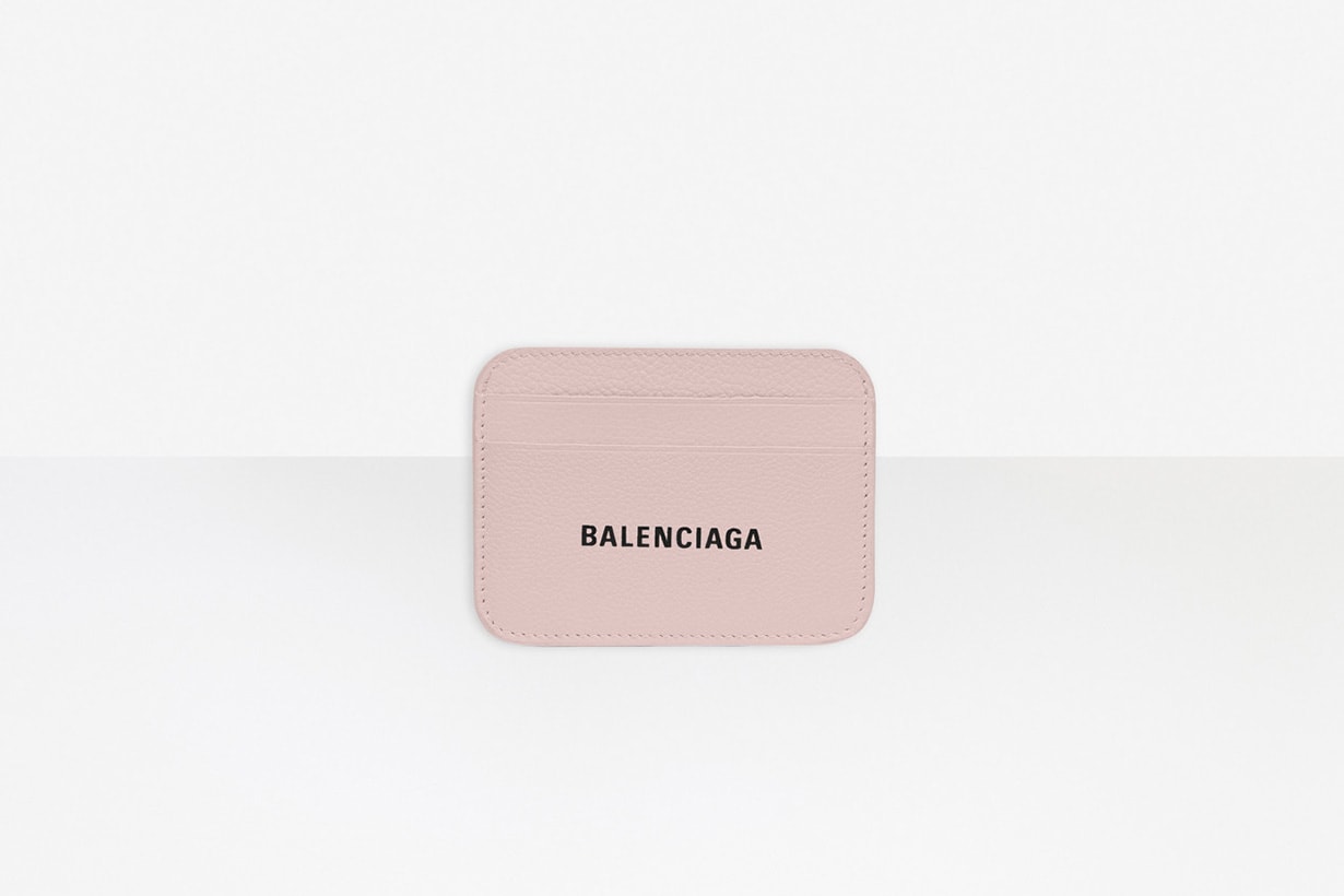 Balenciaga wallets leather card minimalist style