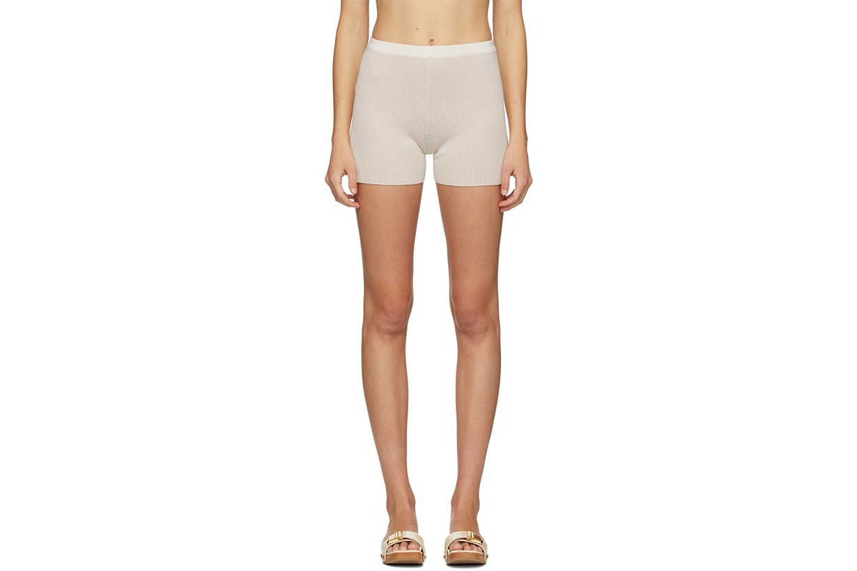 jacquemus loungewear capsule collection shirt bra shorts ssense online release