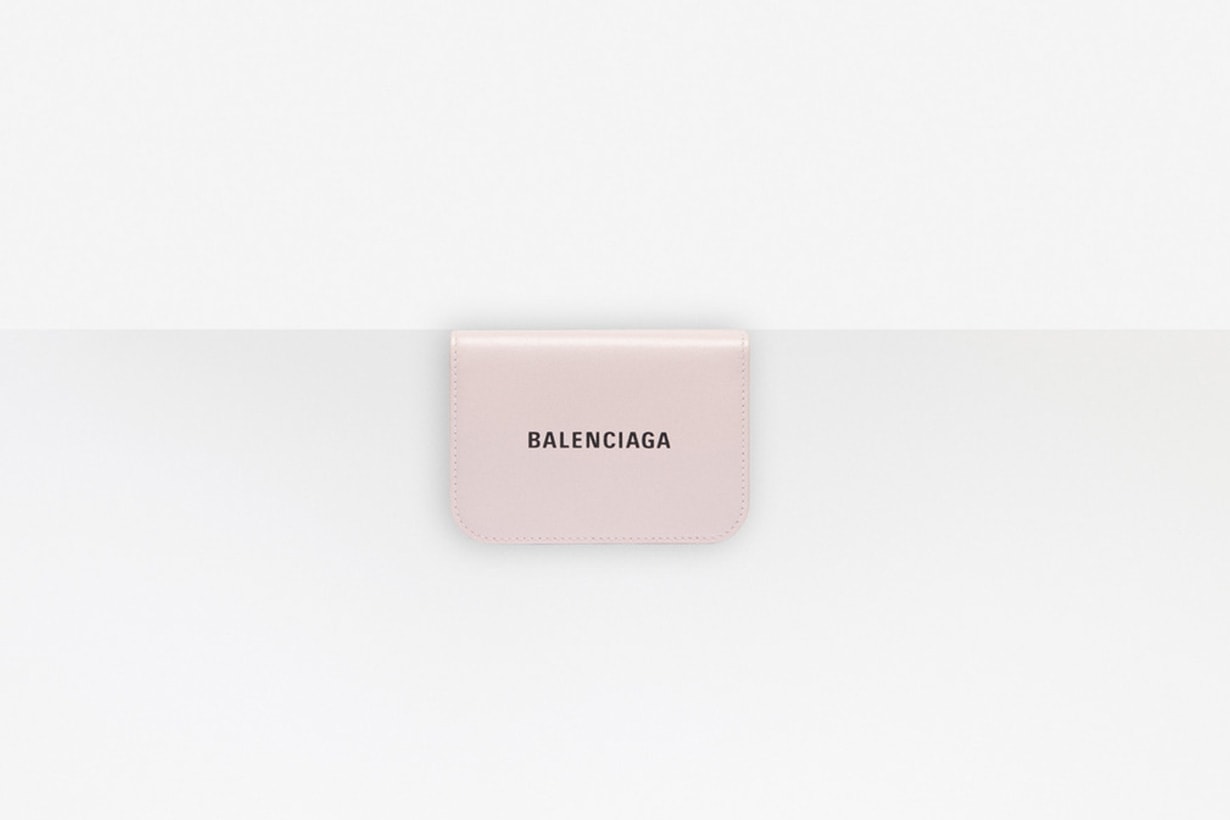 Balenciaga wallets leather card minimalist style