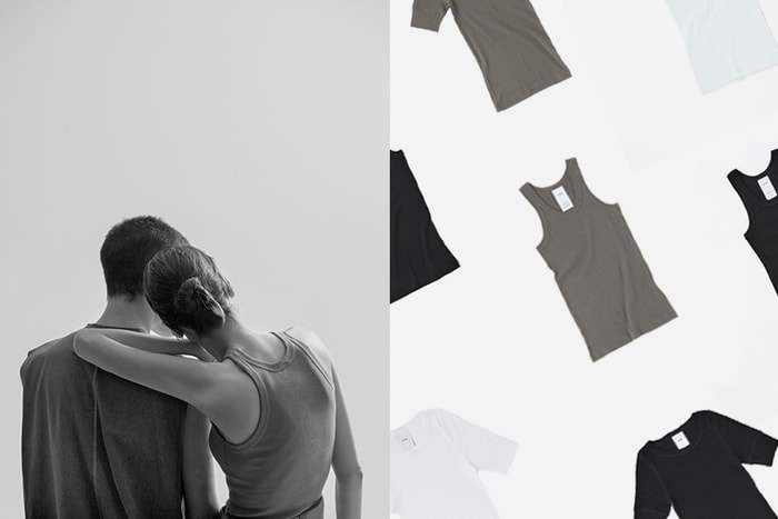 質感爆棚：HYKE 三方聯乘推出極簡 T-Shirt、無袖背心，僅有黑白灰三色！