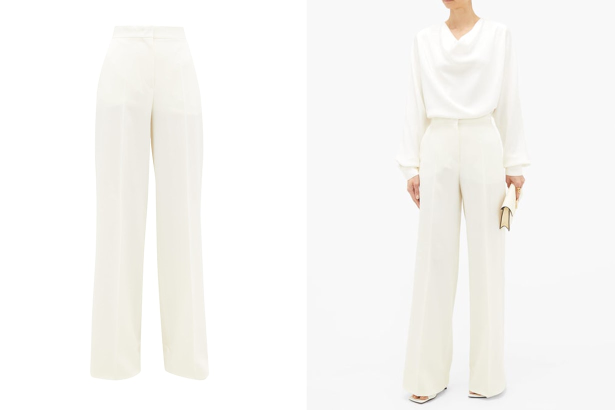 white pants fashion trend online shopping 2020