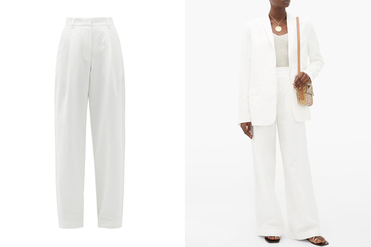 white pants fashion trend online shopping 2020