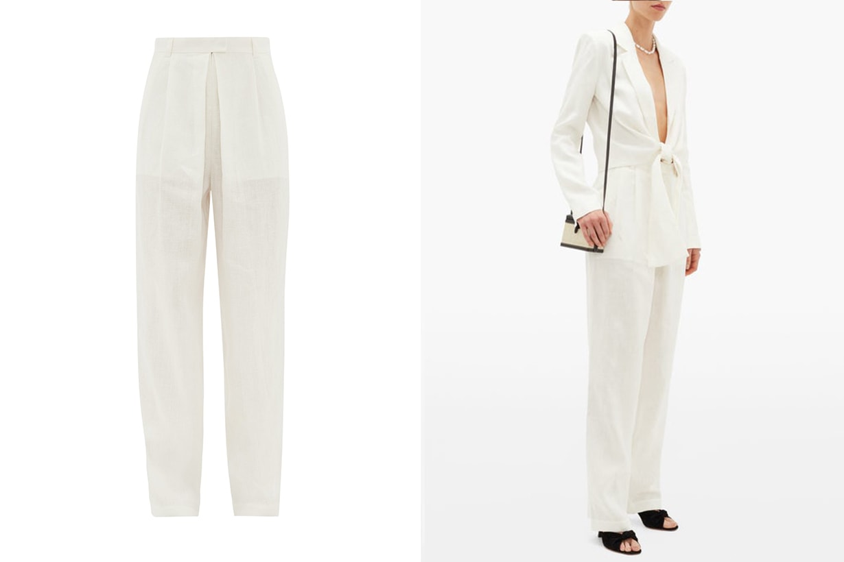 white pants fashion trend online shopping 2020