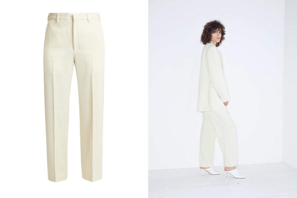 white pants fashion trend online shopping 2020