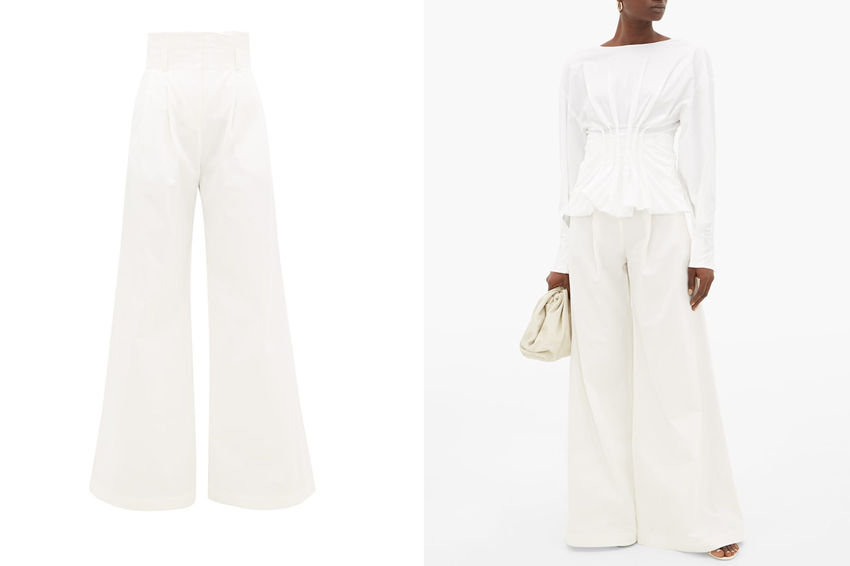 white pants fashion trend online shopping 2020