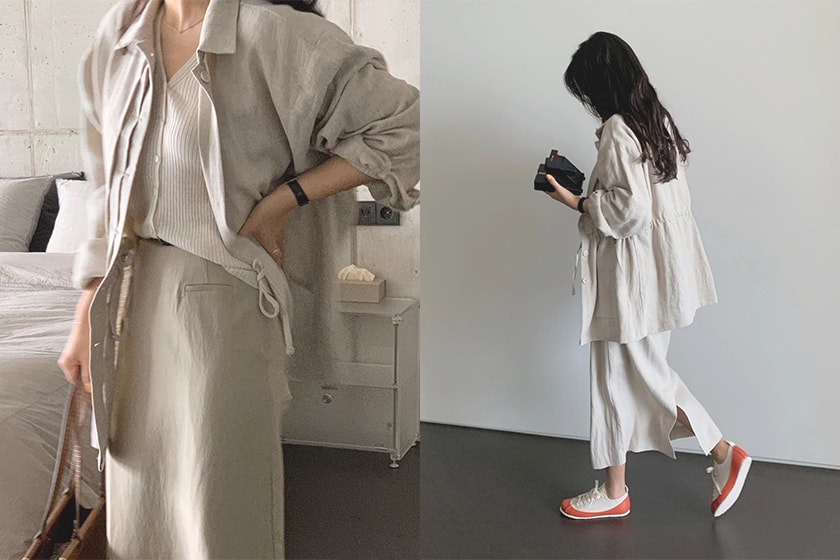 2020 Summer Linen Outfit Idea SSENSE