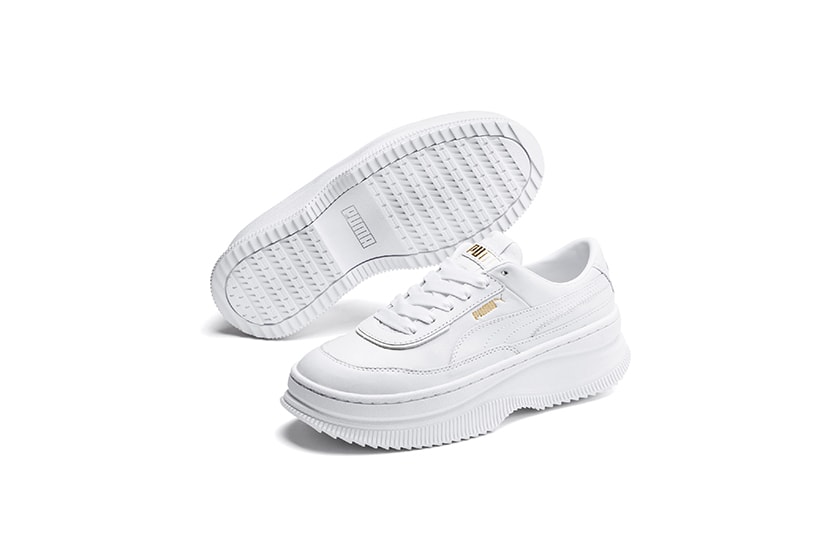 PUMA Deva Platform White Sneaker Cara Delevingne