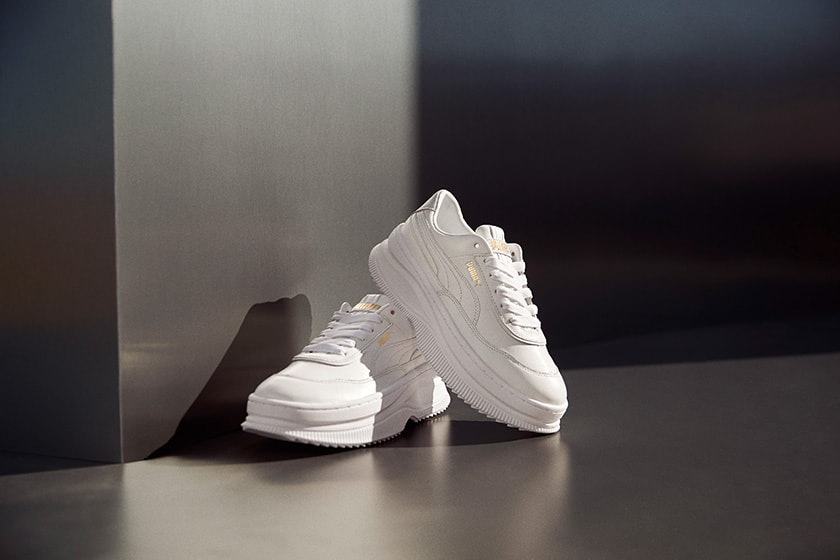 PUMA Deva Platform White Sneaker Cara Delevingne