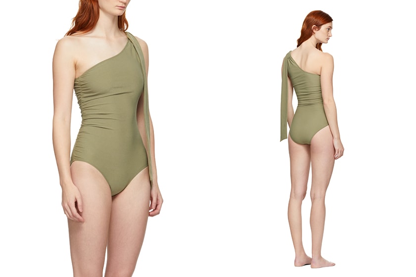 One-piece Swimsuit for Summer vacation 2020 SSENSE